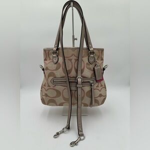 Coach Daisy Outline Signature Mia F23040 in Pink/Brown/Tan